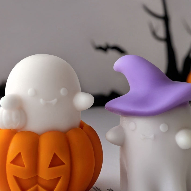 Candle Supplies For Sale - Suportes flexíveis Eerie Gourd Specters Soap